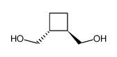 [1R,2R,(-)]-1,2-Cyclobutanedimethanol Structure