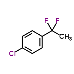 1-chloro-4-(1,1-difluoroethyl)- Structure