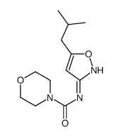 N-[5-(2-methylpropyl)-1,2-oxazol-3-yl]morpholine-4-carboxamide Structure