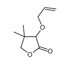 2(3H)-Furanone,dihydro-4,4-dimethyl-3-(2-propenyloxy)-(9CI)结构式