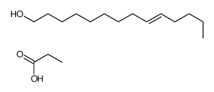 propanoic acid,tetradec-9-en-1-ol Structure
