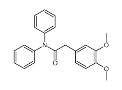 2-(3,4-dimethoxyphenyl)-N,N-diphenylacetamide Structure