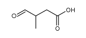 3-methyl-4-oxobutanoic acid Structure
