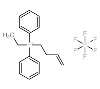 but-3-enyl-ethyl-diphenylphosphanium,hexafluorophosphate Structure