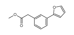 Methyl 3-(furan-2-yl)phenylacetate Structure