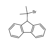 9-(2-bromo-2-propyl)fluorene结构式