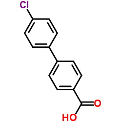 4'-Chloro-4-biphenylcarboxylic acid Structure
