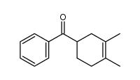 4-benzoyl-1,2-dimethyl-1-cyclohexene Structure