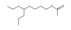 1-acetoxy-5-propyl-octane结构式