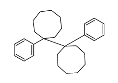 1-phenyl-1-(1-phenylcyclooctyl)cyclooctane Structure