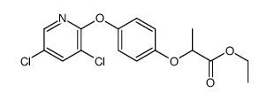 ethyl 2-[4-(3,5-dichloropyridin-2-yl)oxyphenoxy]propanoate结构式