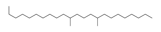 9,13-dimethyltricosane结构式