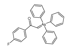 1-(4-fluorophenyl)-2-(triphenylarsoranylidene)ethanone结构式