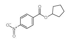 Cyclopentanol,1-(4-nitrobenzoate) Structure