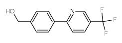 4-[5-(Trifluoromethyl)pyridin-2-yl]benzyl alcohol Structure