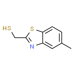 2-Benzothiazolemethanethiol,5-methyl-(9CI) structure