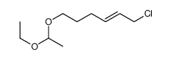 (E)-1-chloro-6-(1-ethoxyethoxy)hex-2-ene结构式