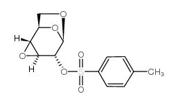 1,6:3,4-dianhydro-2-O-p-tolylsulfonyl-β-D-glucopyranose结构式