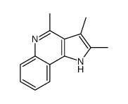 2,3,4-trimethyl-1H-pyrrolo[3,2-c]quinoline结构式