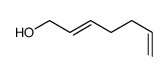 hepta-2,6-dien-1-ol Structure
