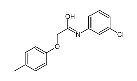 N-(3-chlorophenyl)-2-(4-methylphenoxy)acetamide结构式