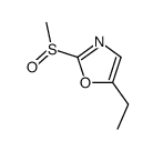 5-ethyl-2-methylsulfinyl-1,3-oxazole Structure