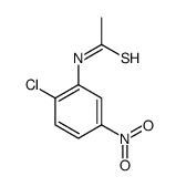 N-(2-chloro-5-nitrophenyl)ethanethioamide结构式