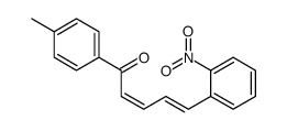 1-(4-methylphenyl)-5-(2-nitrophenyl)penta-2,4-dien-1-one Structure