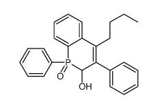 4-butyl-1-oxo-1,3-diphenyl-2H-phosphinolin-2-ol结构式