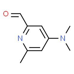 2-Pyridinecarboxaldehyde,4-(dimethylamino)-6-methyl-(9CI) Structure