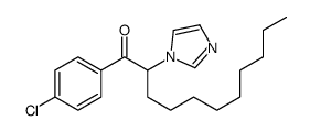 1-(4-chlorophenyl)-2-imidazol-1-ylundecan-1-one结构式