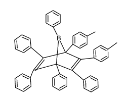 1,2,3,6,7-pentaphenyl-4,5-di-p-tolyl-7-bora-bicyclo[2.2.1]hepta-2,5-diene Structure
