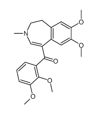(7,8-dimethoxy-3-methyl-4,5-dihydro-3H-benzo[d]azepin-1-yl)-(2,3-dimethoxy-phenyl)-methanone Structure