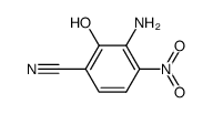 3-Amino-2-hydroxy-4-nitro-benzonitrile结构式