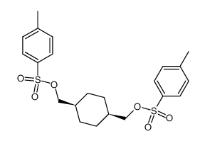 cis-1,4-bis-(toluene-4-sulfonyloxymethyl)-cyclohexane Structure