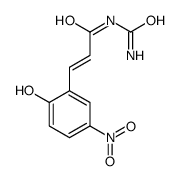 N-carbamoyl-3-(2-hydroxy-5-nitrophenyl)prop-2-enamide Structure