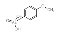 p-Methoxybenzenearsonic acid structure