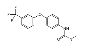 1,1-dimethyl-3-[4-[3-(trifluoromethyl)phenoxy]phenyl]urea结构式