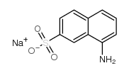 Sodium 1-aminonaphthalene-7-sulfonate structure