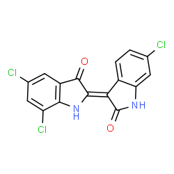 5',6,7'-Trichloro-Δ2,3'(2'H,3H)-bi[1H-indole]-2',3-dione Structure