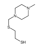 2-[(4-methylpiperazin-1-yl)methylsulfanyl]ethanethiol Structure