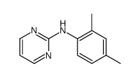 N-(2,4-dimethylphenyl)pyrimidin-2-amine Structure