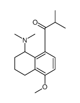 1,2,3,4-Tetrahydro-N,N-dimethyl-8-isobutyl-5-methoxy-1-naphthalenamine结构式