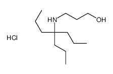 3-(4-propylheptan-4-ylamino)propan-1-ol,hydrochloride结构式