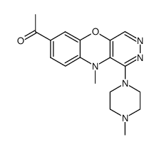 1-[10-Methyl-1-(4-methyl-1-piperazinyl)-10H-pyridazino[4,5-b][1,4]benzoxazin-7-yl]ethanone picture