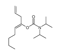 nona-1,4-dien-4-yl N,N-di(propan-2-yl)carbamate结构式