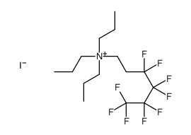 3,3,4,4,5,5,6,6,6-nonafluorohexyl(tripropyl)azanium,iodide Structure