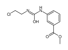 methyl 3-(2-chloroethylcarbamoylamino)benzoate结构式