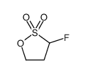 3-fluorooxathiolane 2,2-dioxide结构式