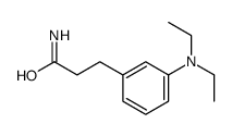 3-[3-(diethylamino)phenyl]propanamide结构式